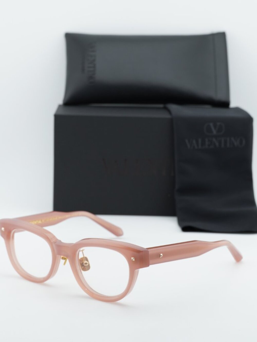 Valentino V-ESSENTIAL-V VLX-163C-AF Square Eyeglasses 48mm - Pink